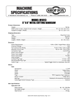 Shop fox M1013 Owner's manual
