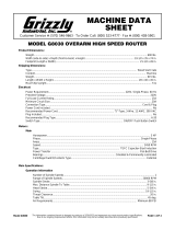 Grizzly G8030 Owner's manual