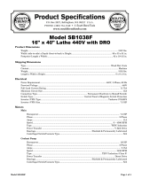 South bend SB1038F Owner's manual