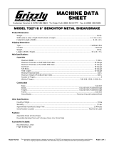 Grizzly T32716 Owner's manual