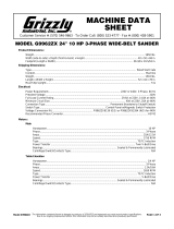 Grizzly G9962ZX Owner's manual