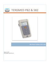 Enraf-Nonius TensMed P82 & S82 DJO User manual