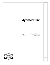 Enraf-Nonius Myomed 932 User manual