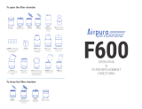 Airpura Industries F614 User guide