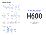 Airpura Industries H600 User guide