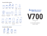 Airpura Industries V700 User guide