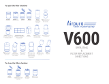 Airpura Industries V600 User guide