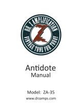 DR. Z Amplification Antidote Owner's manual
