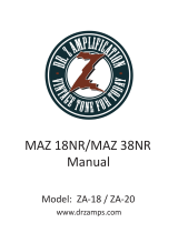 DR. Z Amplification MAZ 38 SR NR Owner's manual