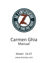 DR. Z Amplification Carmen Ghia Owner's manual