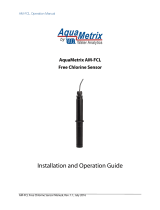 AquaMetrix AM-FCL Free Industrial Chlorine Sensor User manual