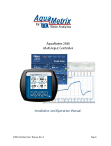 AquaMetrix The AM-2300 Multi-Input Controller User manual