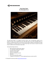Precisionsound Royal Reed Organ Owner's manual