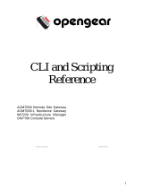 OpengearCLI and Scripting Reference