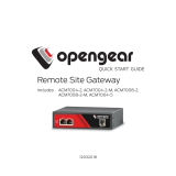 Opengear ACM7004-2 Recelience Gateway User guide