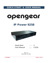 Opengear IP POWER User manual