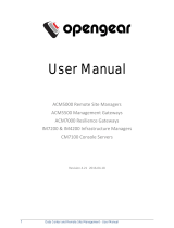 Opengear OpenGear User manual