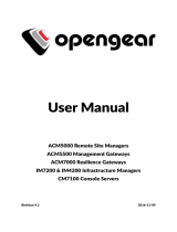 Opengear OpenGear User manual