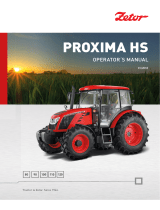 Zetor PROXIMA HS T2 2018 User manual