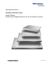 Minebea IntecCAPXS.U Stainless Steel Weighing Platforms for Use in Hazardous Locations