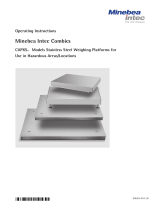 Minebea IntecCAPXS.. Models Stainless Steel Weighing Platforms for Use in Hazardous Areas/Locations