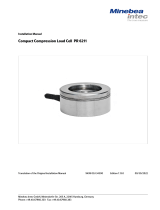 Minebea IntecCompact Compression Load Cell PR 6211-30-300kg