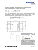 Minebea IntecYDH04CIS Bracket for Wall Mounting of Combics Indicators