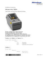 Minebea Intec YDP05 Label Paper and Strip Printer Required Settings Owner's manual