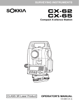Sokkia CX-60 Series Total Station User manual
