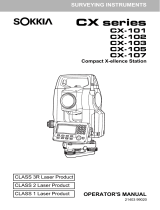 Sokkia CX-100 Series Total Station User manual
