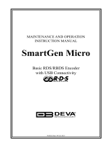 DEVA Broadcast SmartGen Micro User manual
