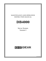 DEVA DB4000 User manual