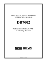 DEVA Broadcast DB7002 User manual
