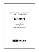 DEVA Broadcast DB8000 User manual