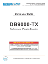 DEVA Broadcast DB9000-TX Quick User Guide