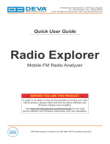 DEVA Broadcast Radio Explorer Quick User Guide