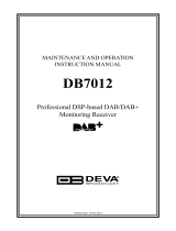 DEVA Broadcast DB7012 User manual