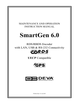 DEVA Broadcast SmartGen 6.0 User manual
