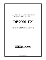 DEVA Broadcast DB9000-TX User manual