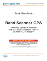 DEVA Broadcast Band Scanner GPS Quick User Guide