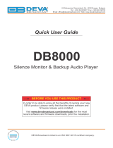DEVA Broadcast DB8000 Quick User Guide