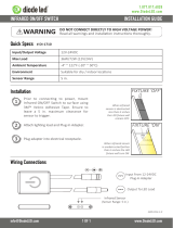 DIODE LED Infrared LED On/Off Switch Installation guide