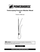 Powerhorse Telping Pressure Washer Wand Owner's manual