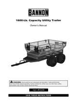 Bannon Utility Trailer Owner's manual
