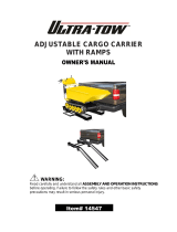 Ultra-tow Adjustable Cargo Carrier Owner's manual
