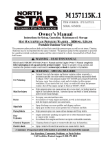 North Star Hot Water Portable Pressure Washer Owner's manual