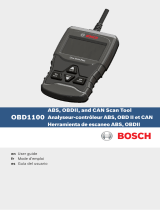 Bosch OBD1100 Owner's manual