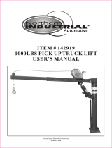 Northern Industrial ToolsPlease see replacement item# 52514. Winch-Operated Pickup Truck Crane