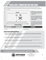 Northern Tool 200783 Rev2 Truck Chest Mounting Owner's manual