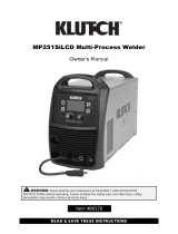 Klutch Inverter-Powered Multi-Process Welder Owner's manual